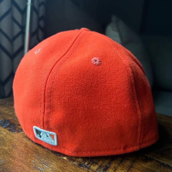 59FIFTY Orange Miami Marlins Baseball Cap Size 7-55.8 cm (Authentic Collection) - Picture 3 of 8